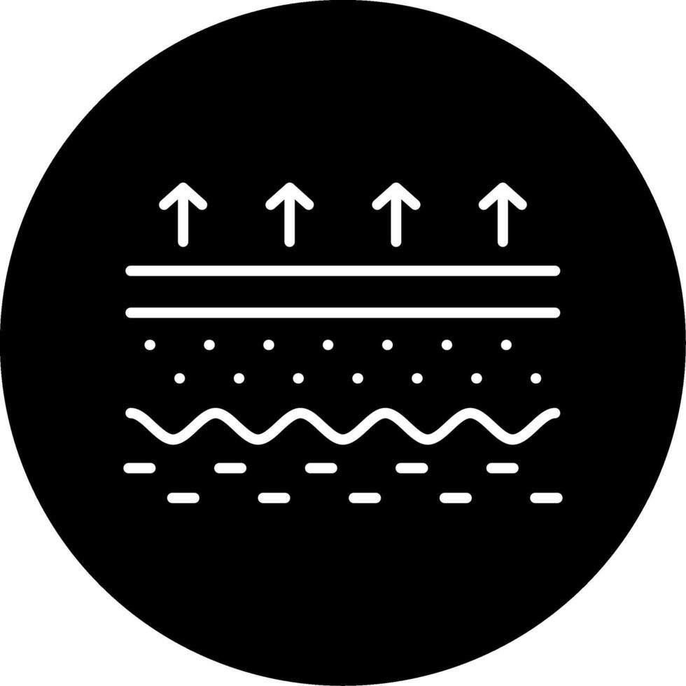 Skin Layers and Texture Detail Circle Inverted vector