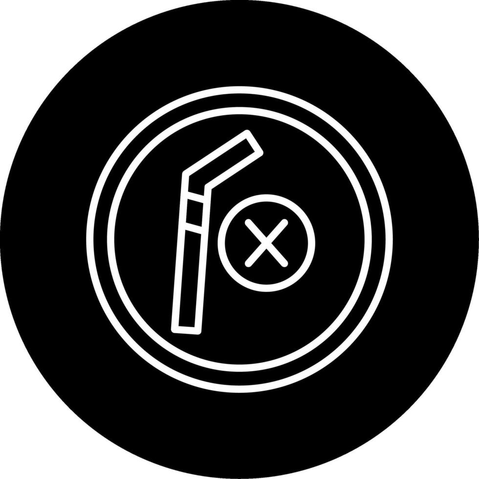 Industrial Pollution and Plastics Alert Circle Inverted vector
