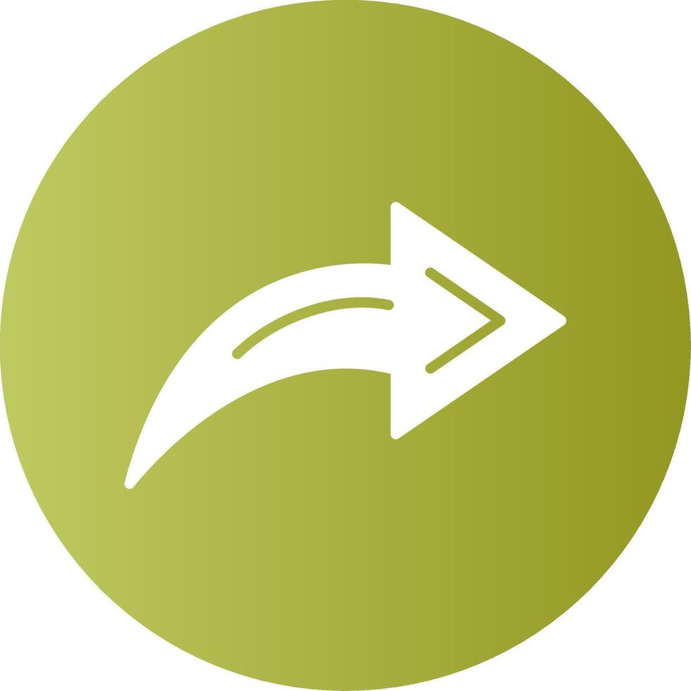 Share Gradient Circle Icon vector
