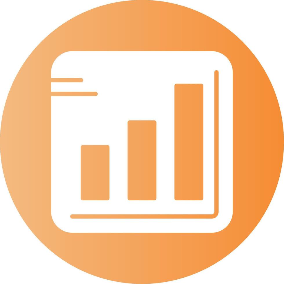 Signal strength Gradient Circle Icon vector