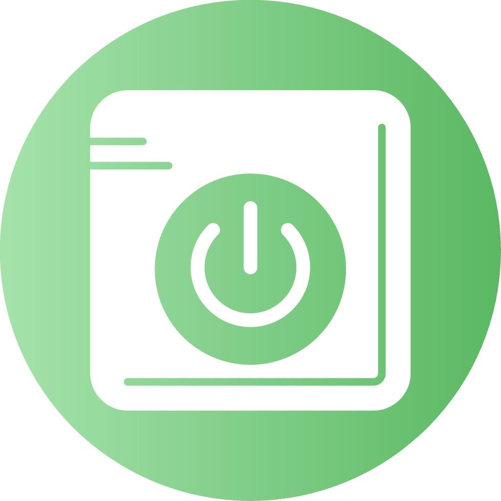 Power Gradient Circle Icon vector