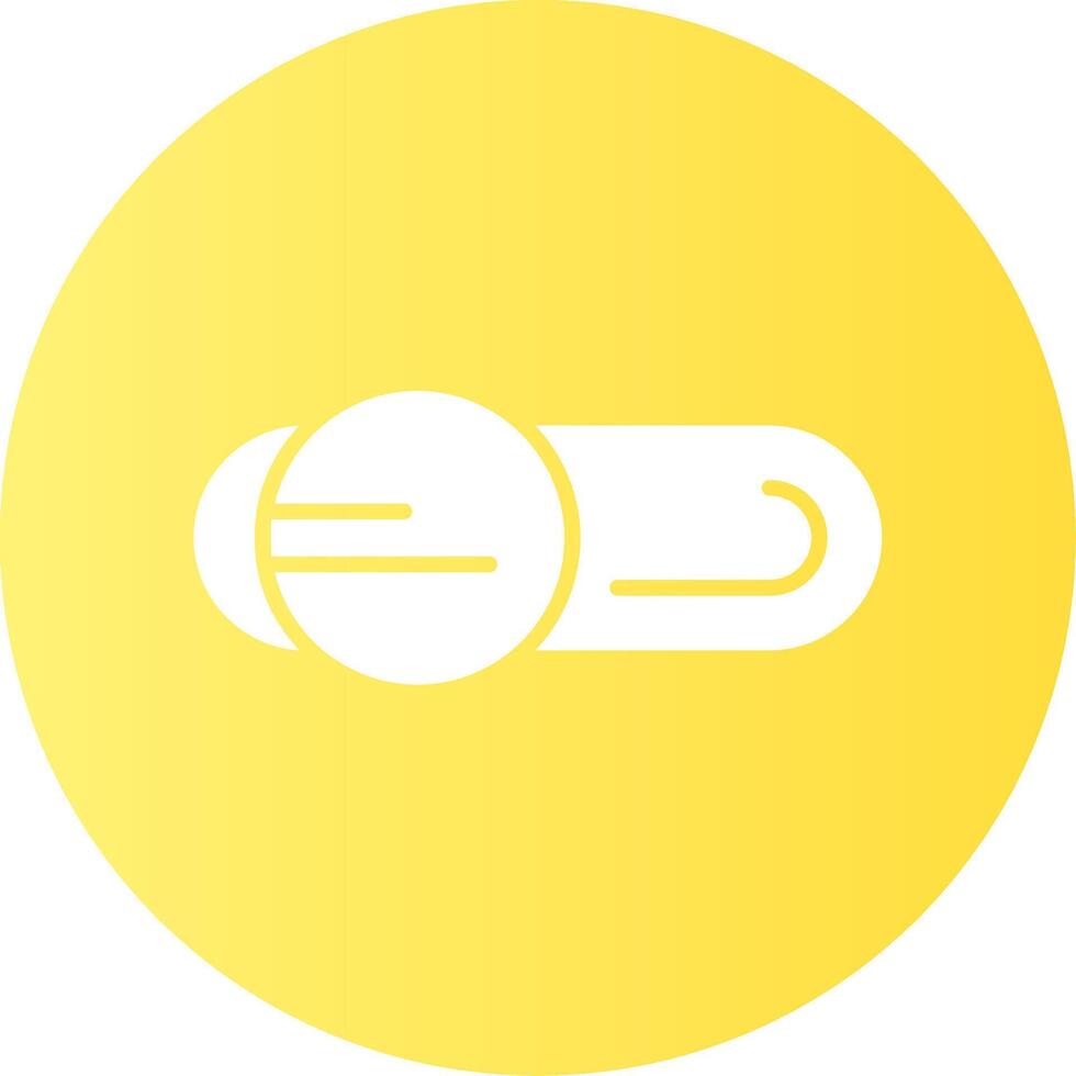 Toggle Gradient Circle Icon vector