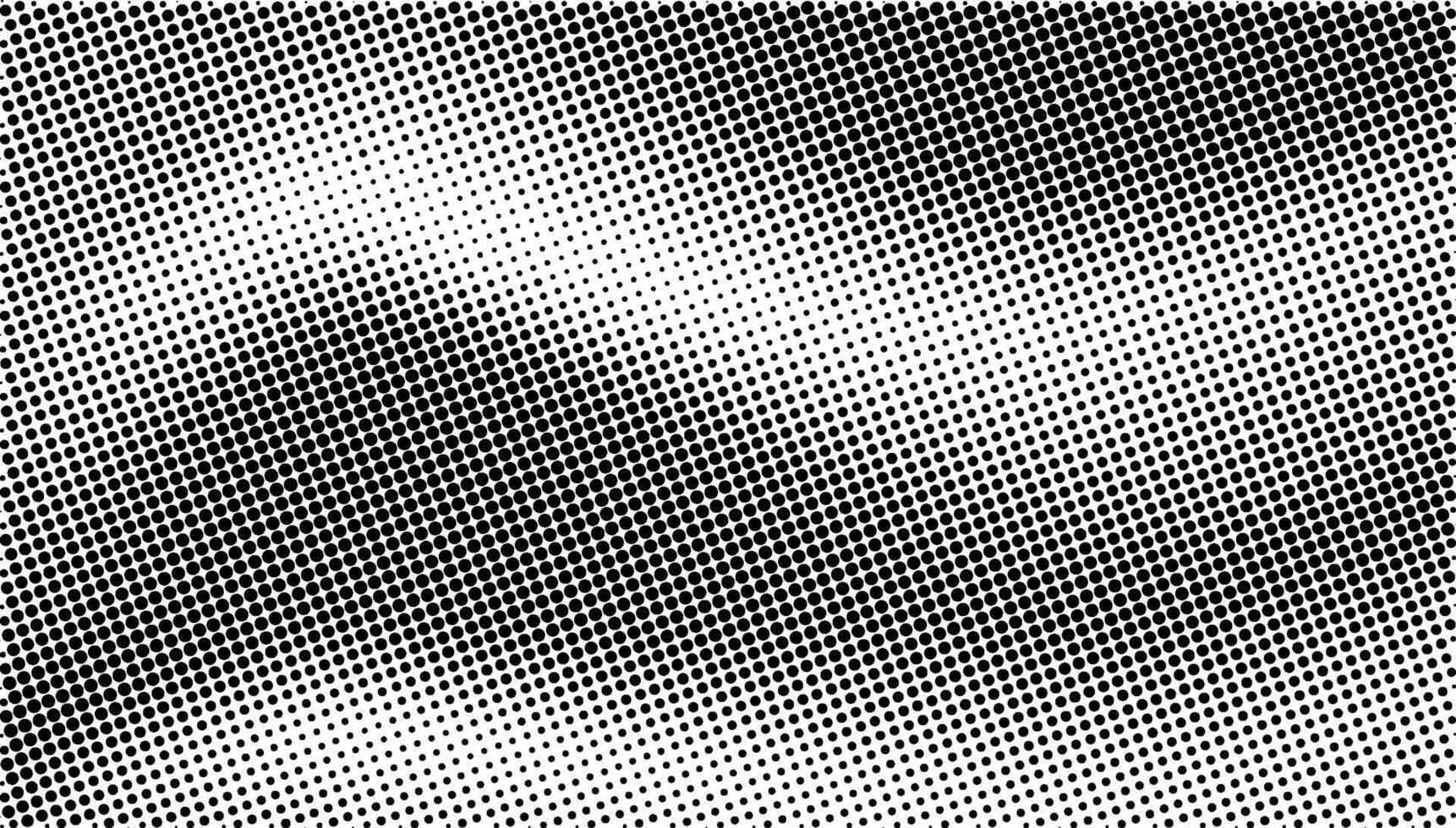Halftone pattern with varying dot density. vector