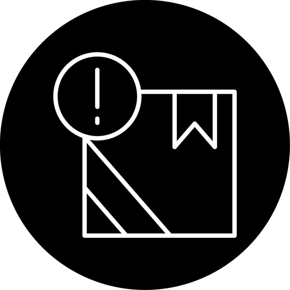 Product Order Warranty Label Circle Inverted vector