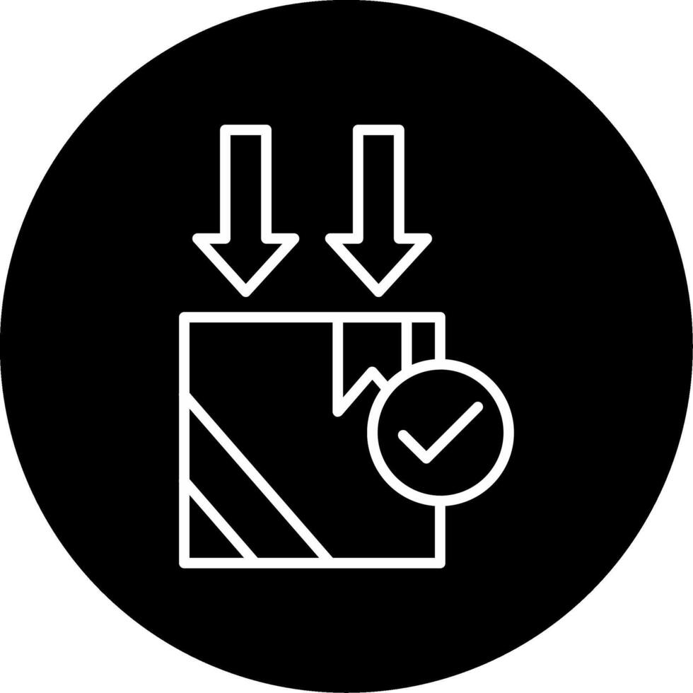 Analytics and Supply Statistics Circle Inverted vector