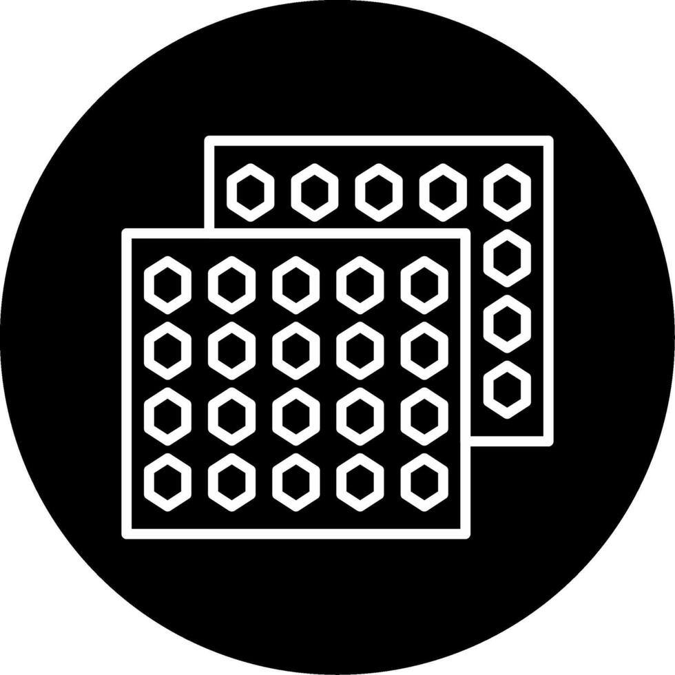 Brushed Texture Steel Plate Circle Inverted vector