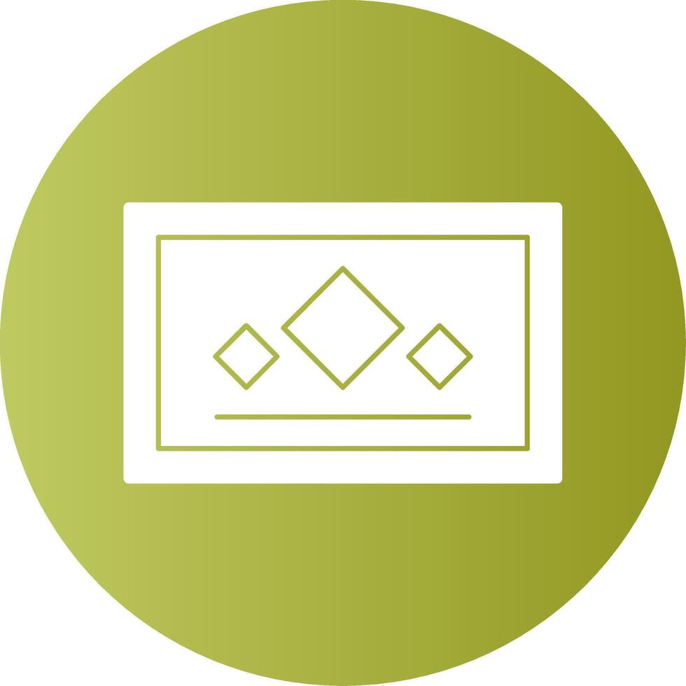 Business card Gradient Circle Icon vector