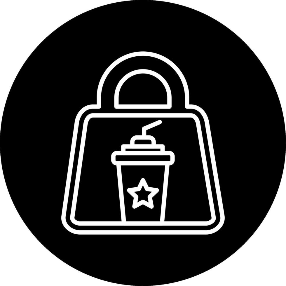 Eco Friendly Shopping Tote Circle Inverted vector