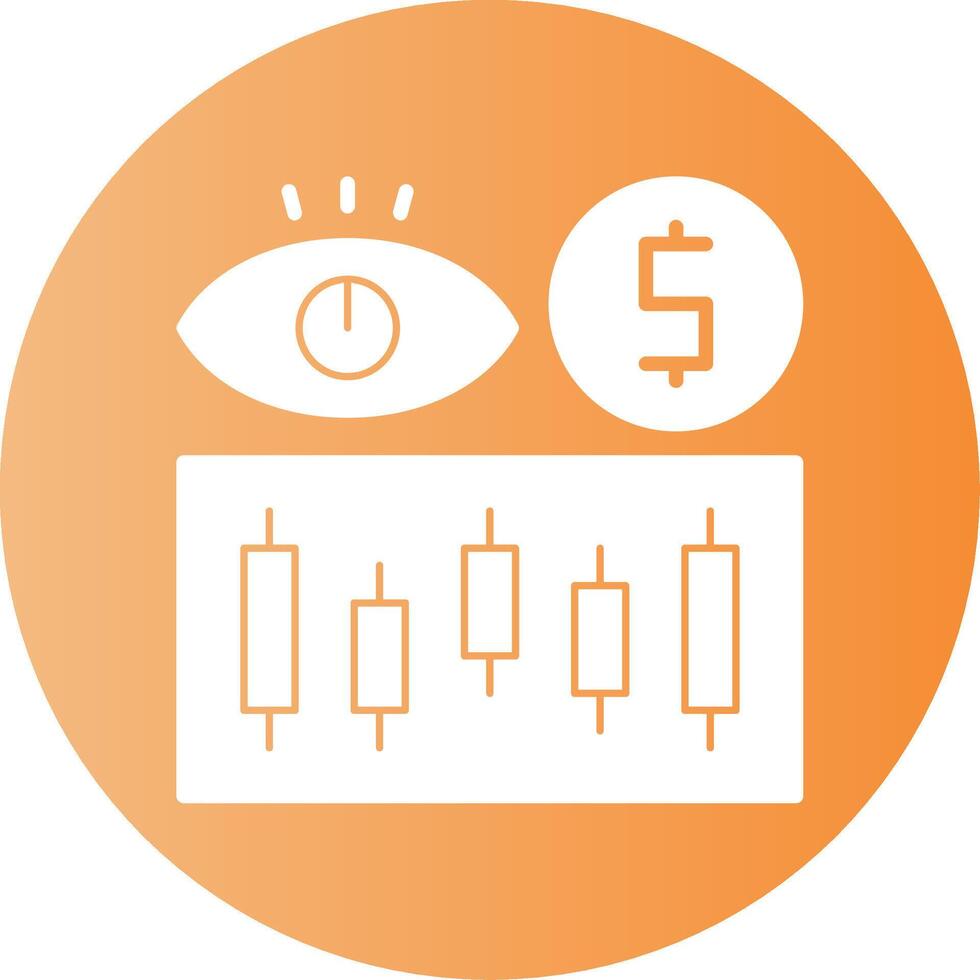Vision Gradient Circle Icon vector
