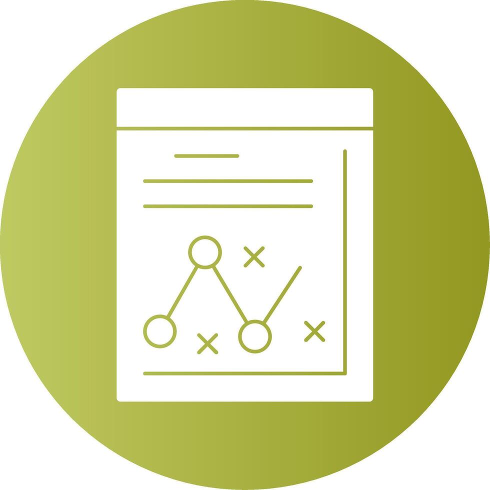 Strategy Gradient Circle Icon vector