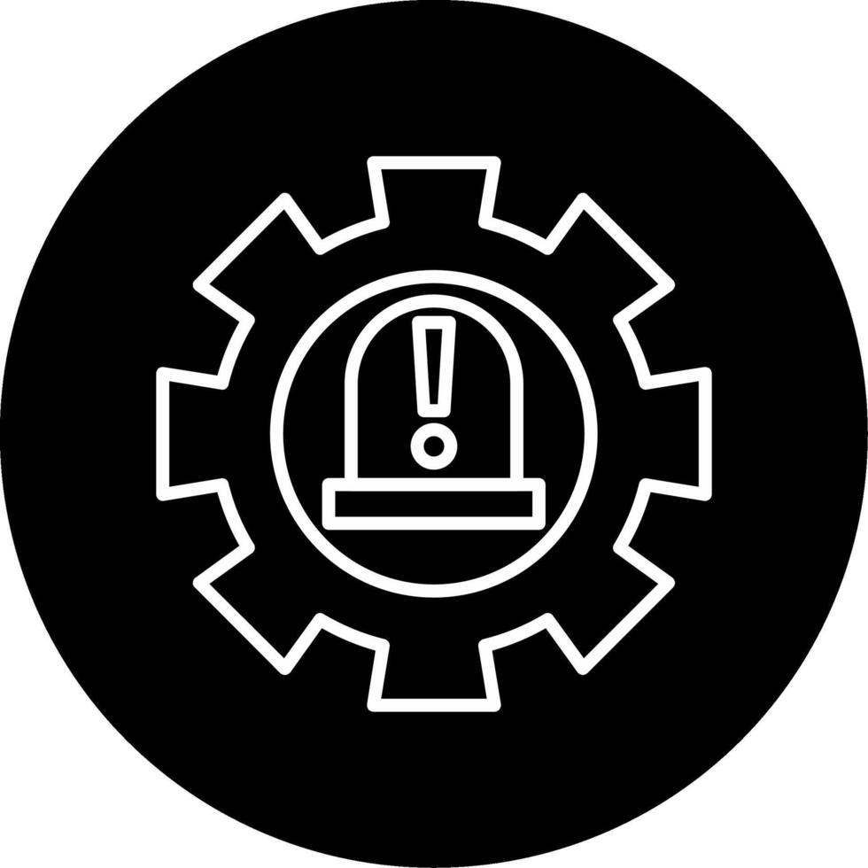 Emergency Disaster Management Services Circle Inverted vector