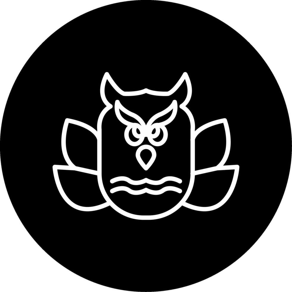 Eye Spotted Owl Butterfly Circle Inverted vector