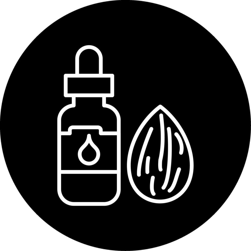 Sweet Almond Skin Oil Circle Inverted vector
