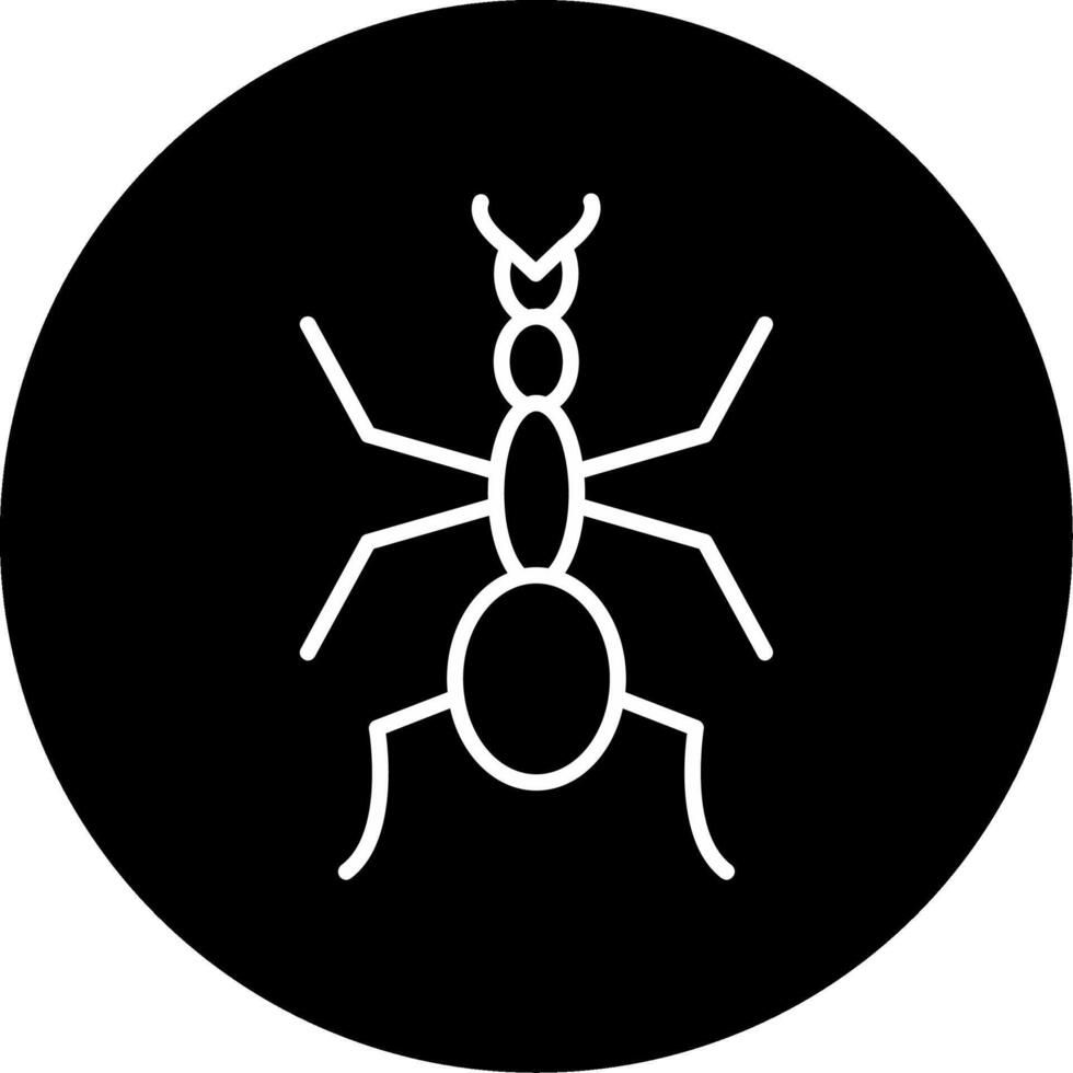 Marching Army Ant Circle Inverted vector