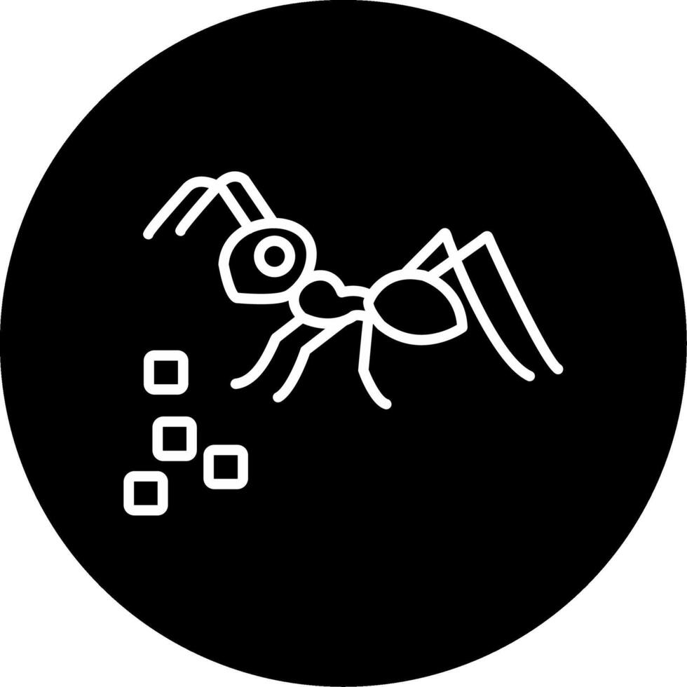 Sweet Seeking Sugar Ant Circle Inverted vector