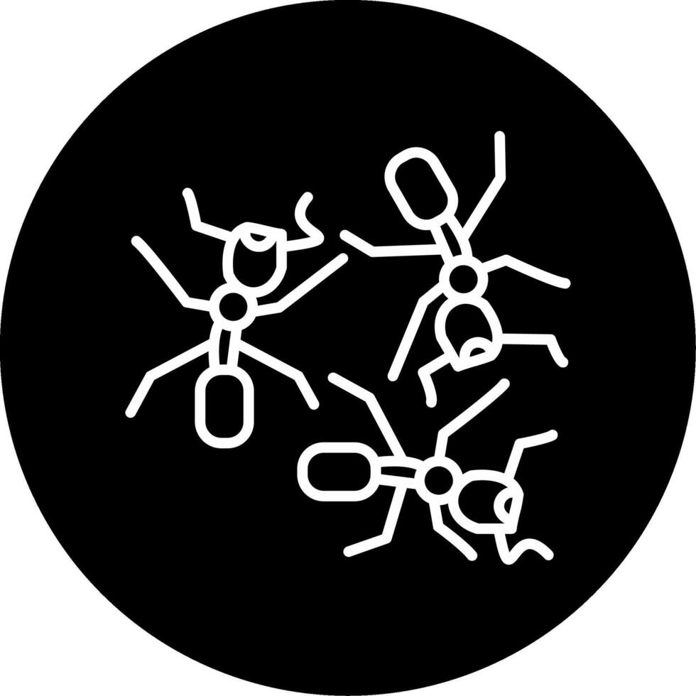 Tree Dwelling Green Tree Ant Circle Inverted vector