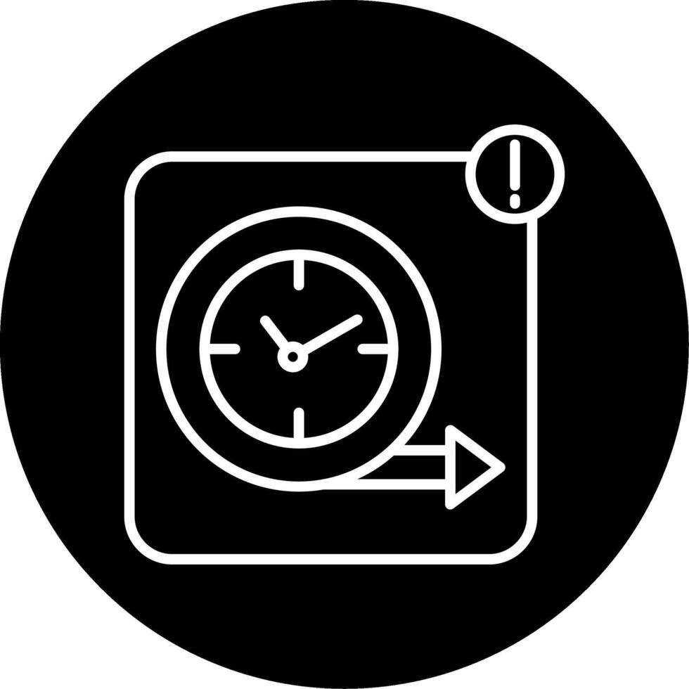 Project Progress Status Update Circle Inverted vector