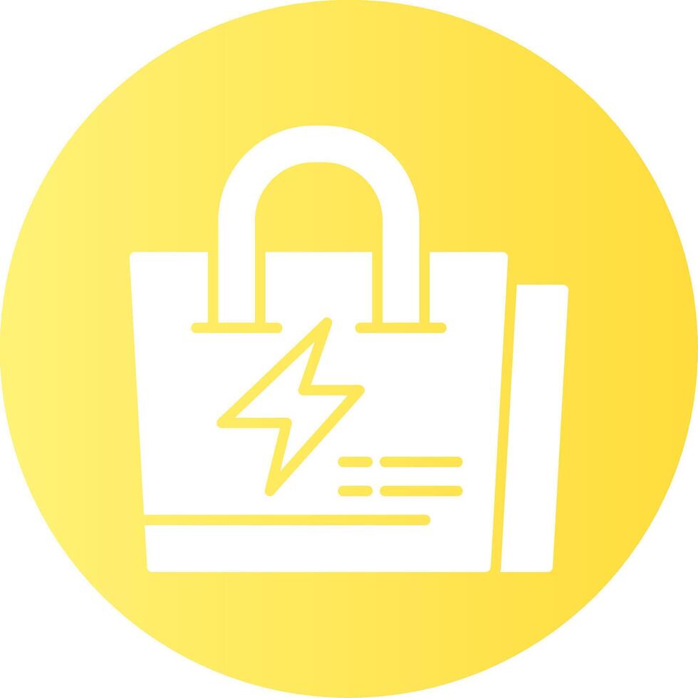 Flash Sale Gradient Circle Icon vector