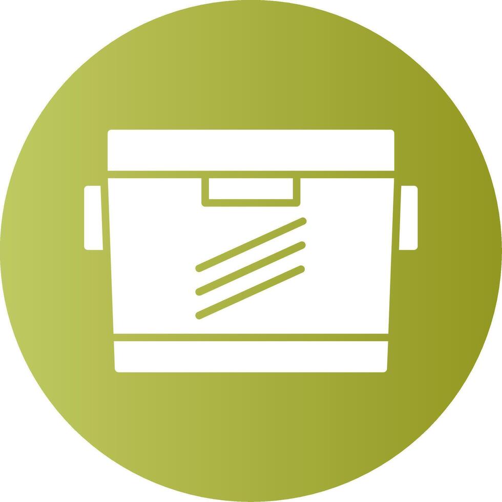 Cooler Gradient Circle Icon vector