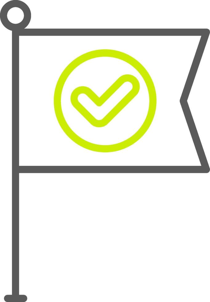 Flag Elegant Visual Mark vector