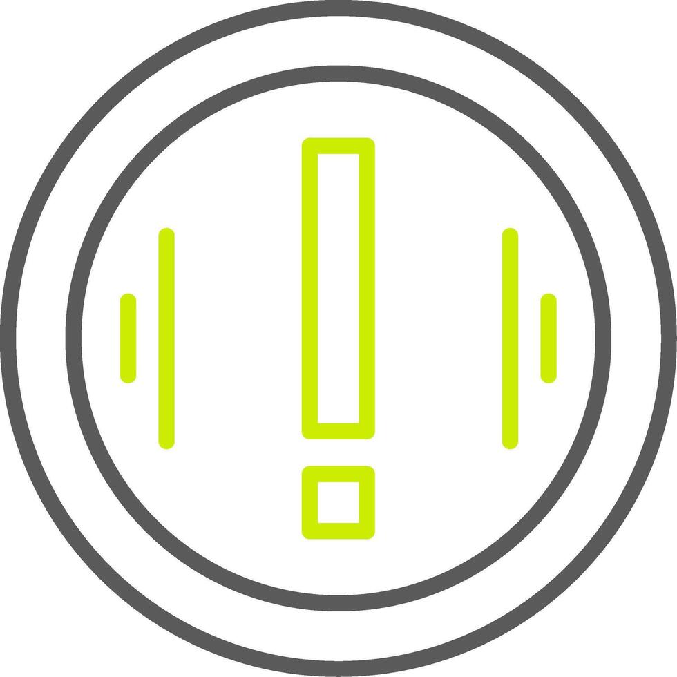 Alert Custom Interface Symbol vector