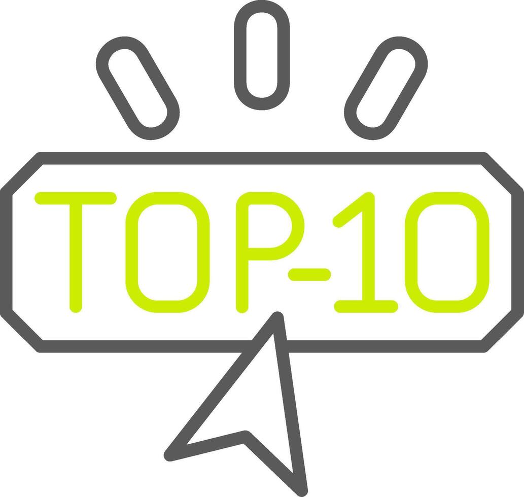 Top 10 Polished Tech Badge vector