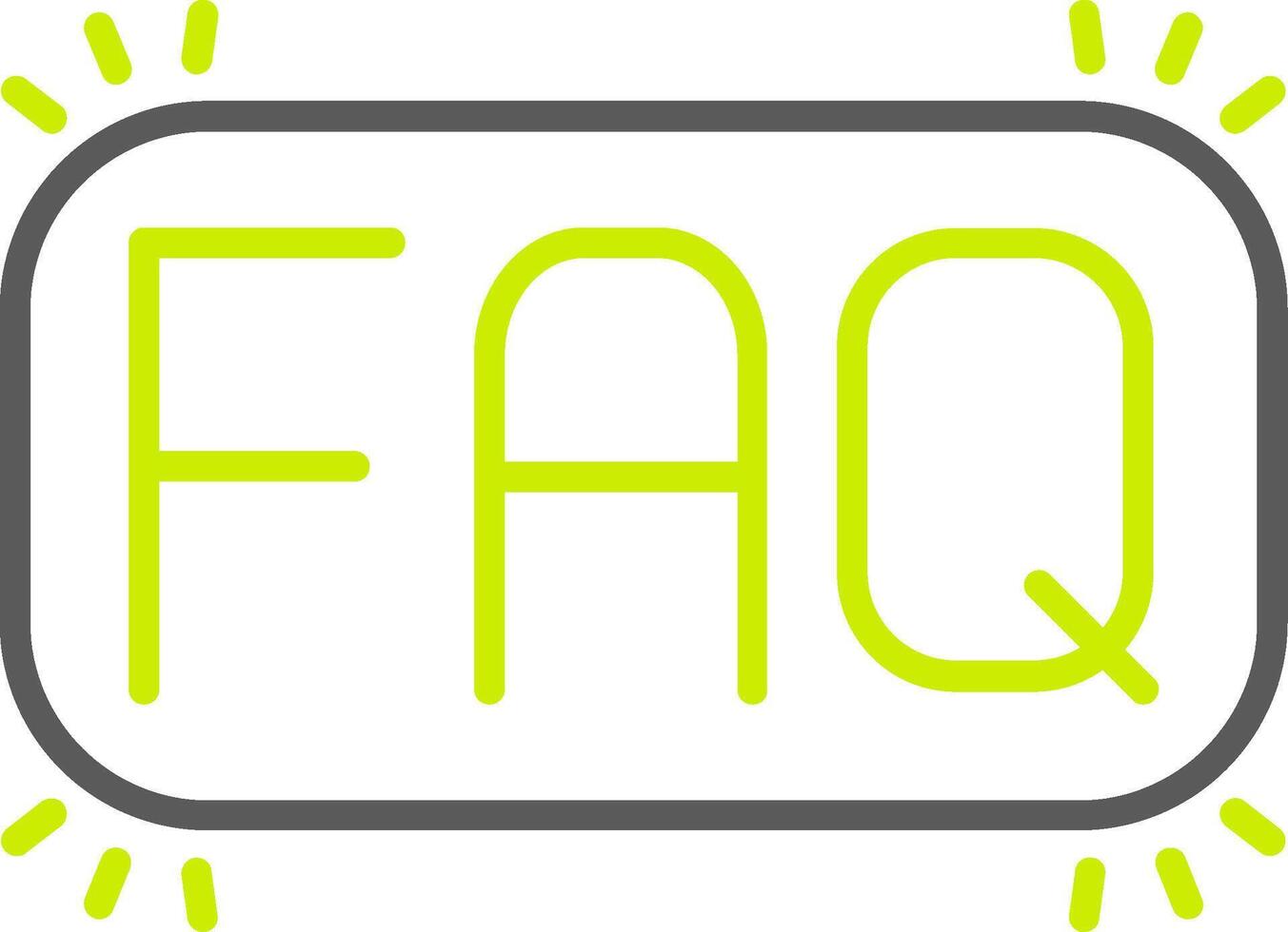 Faq Professional Line Mark vector