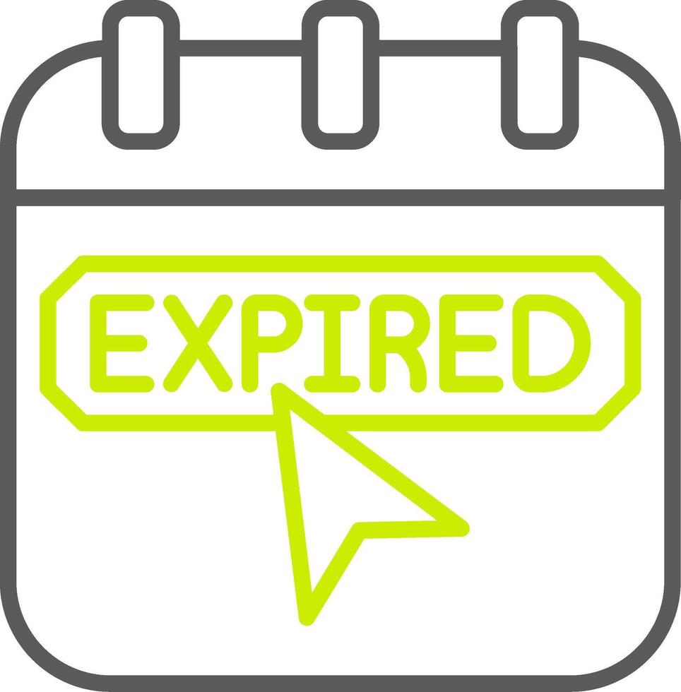 Expired Clean Frame Graphic vector