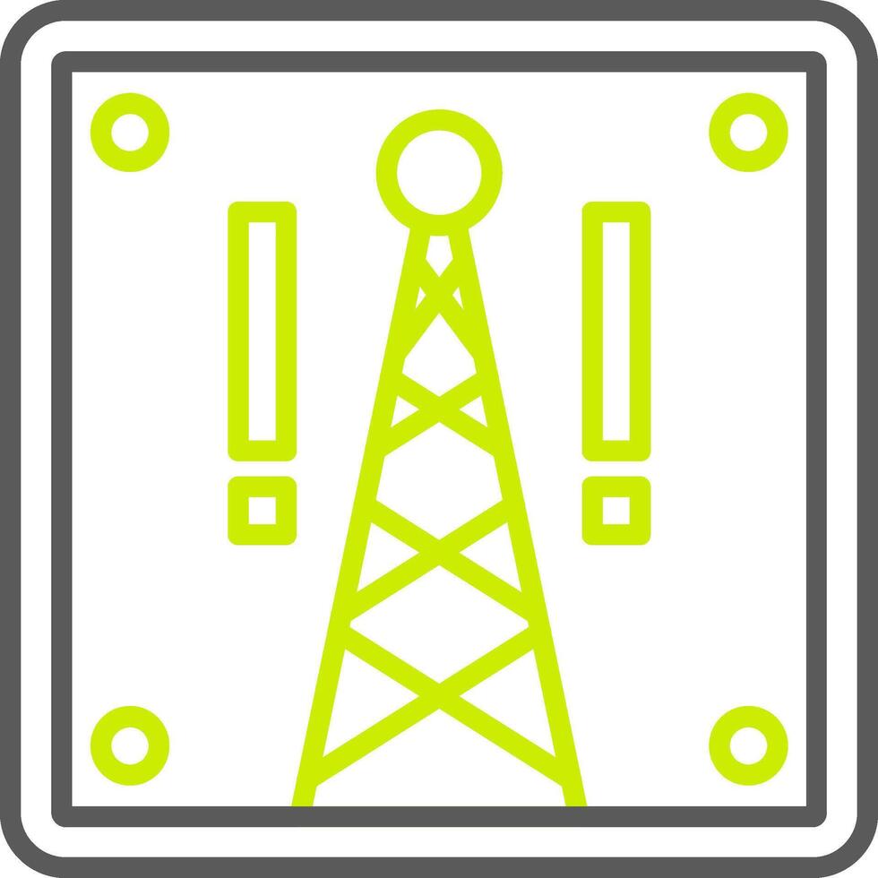 Cell Tower Versatile App Object vector