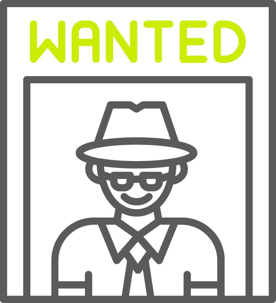 Wanted Poster Advanced UI Module vector