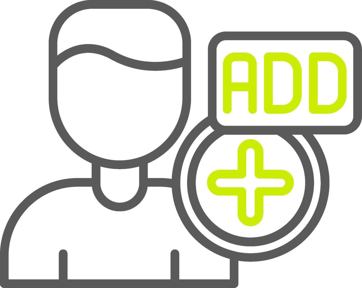 Add Friend Modern UI Piece vector