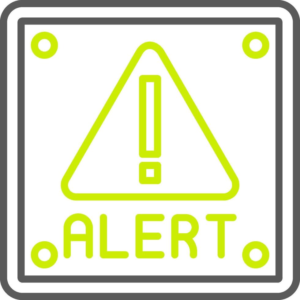 Alert Polished App Object vector