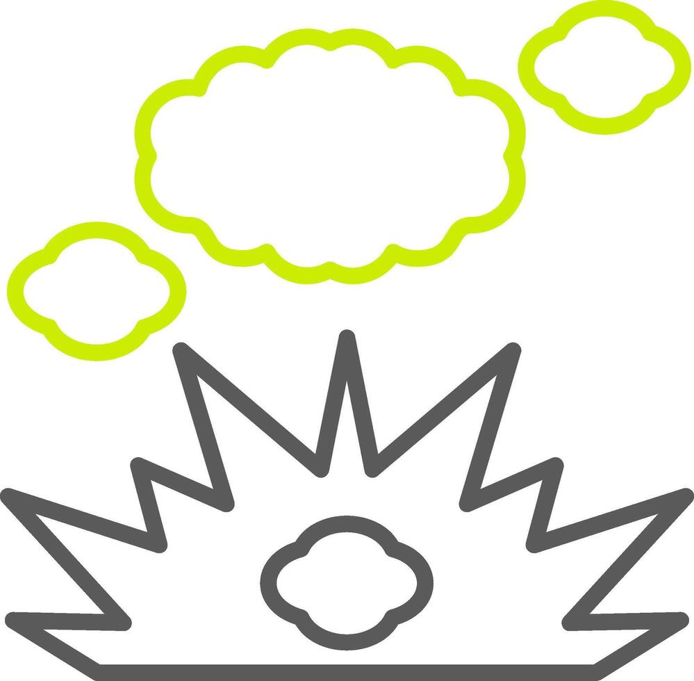 Blast Elegant Line Drawing vector