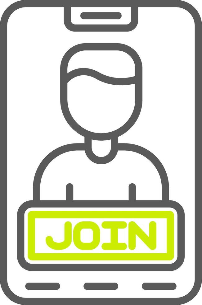 Join Streamlined Interface Symbol vector
