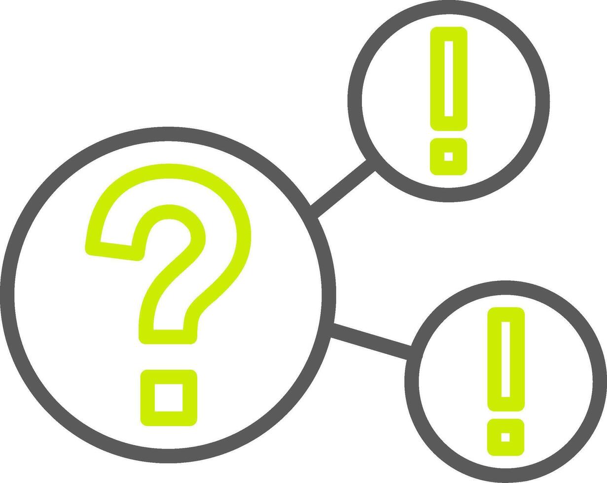 Questions Neon Grid Feature vector
