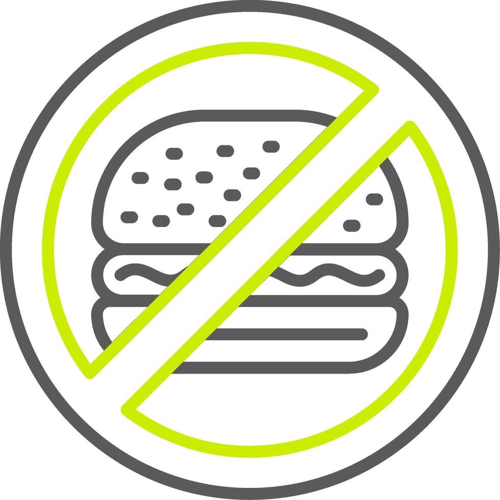 Burger Smart Tech Badge vector