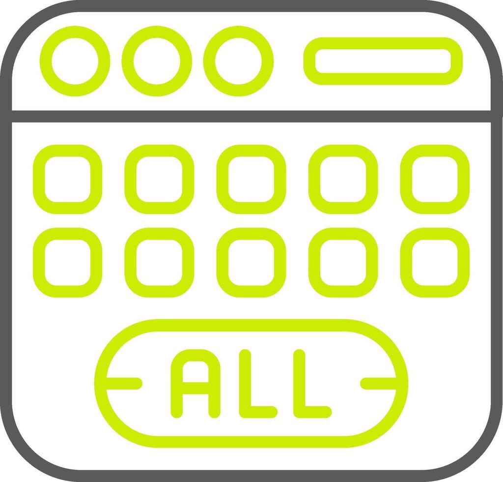 All Polished Interface Symbol vector