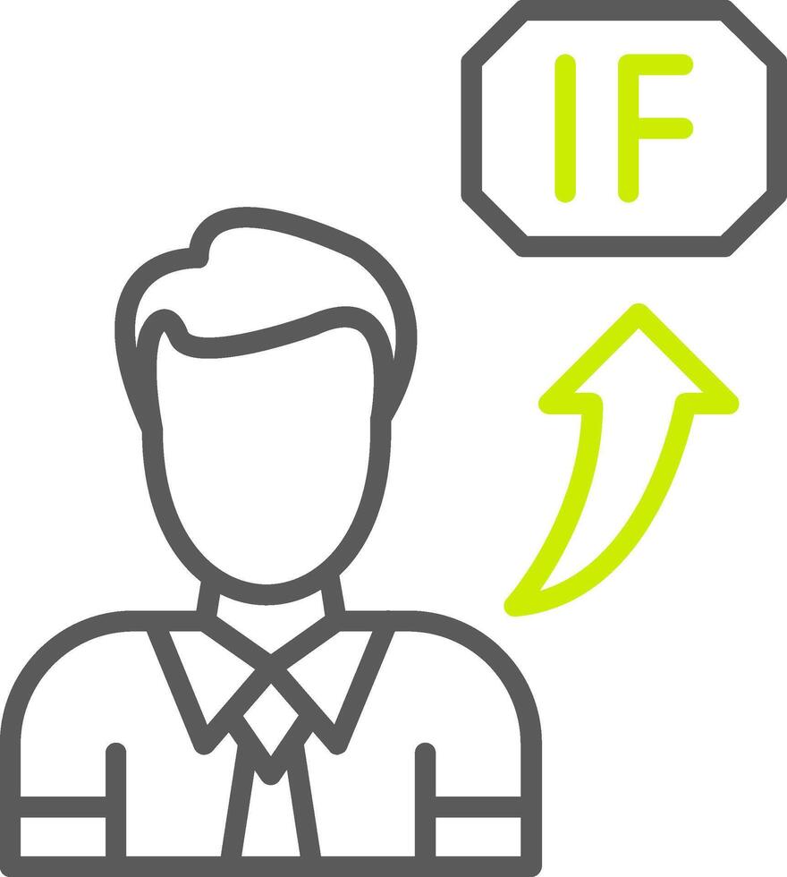 If Refined UX Graphic vector