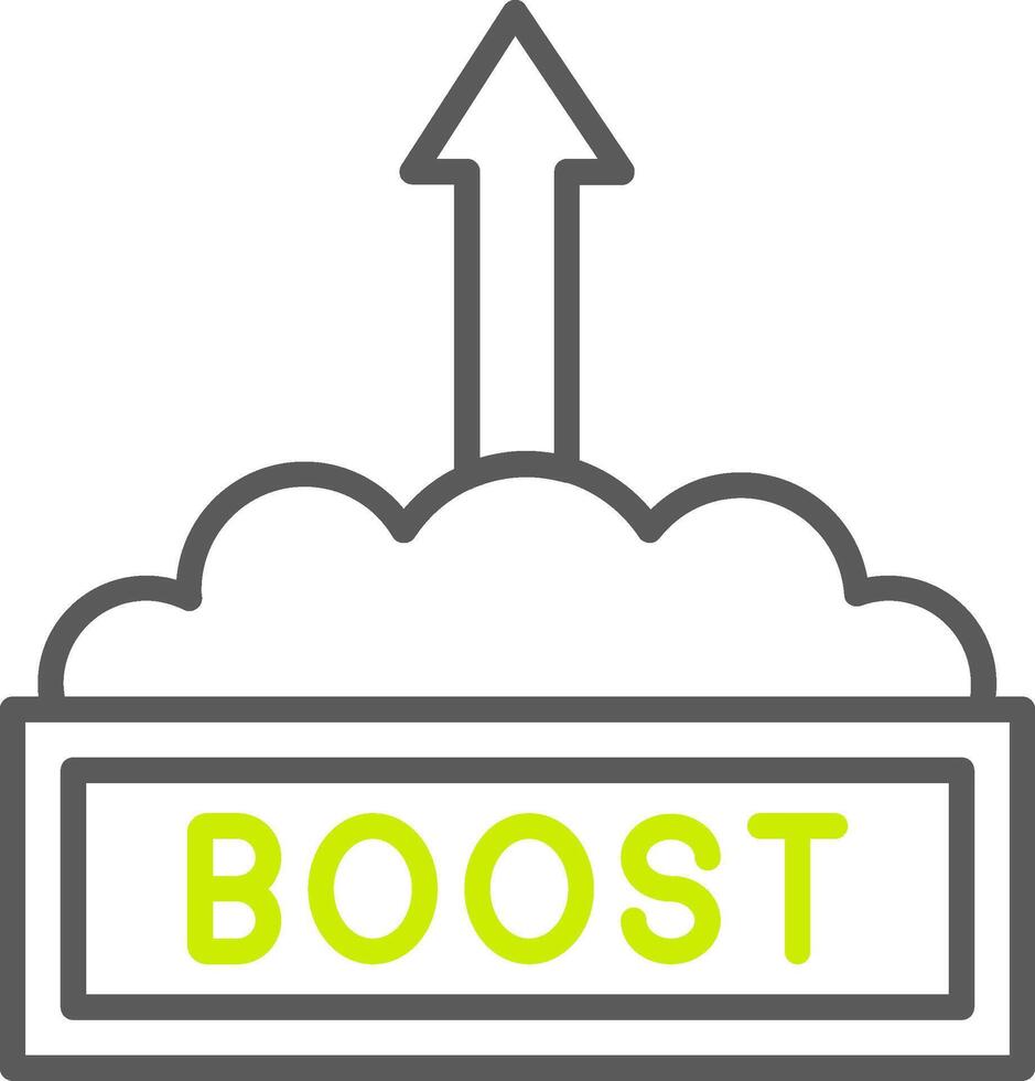 Boost Elegant Tech Badge vector
