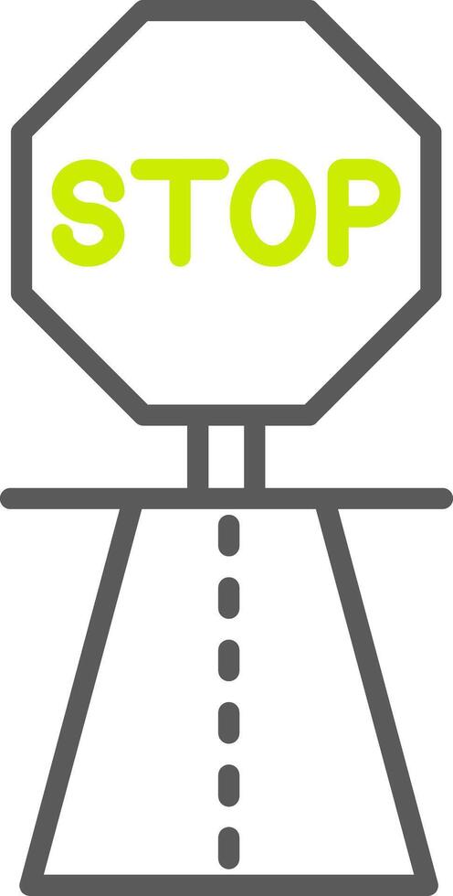 Stop Sleek Icon Frame vector