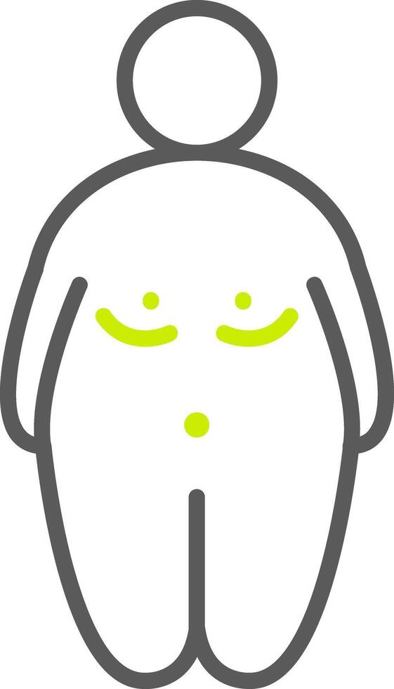 Over Weight Advanced Web Graphic vector
