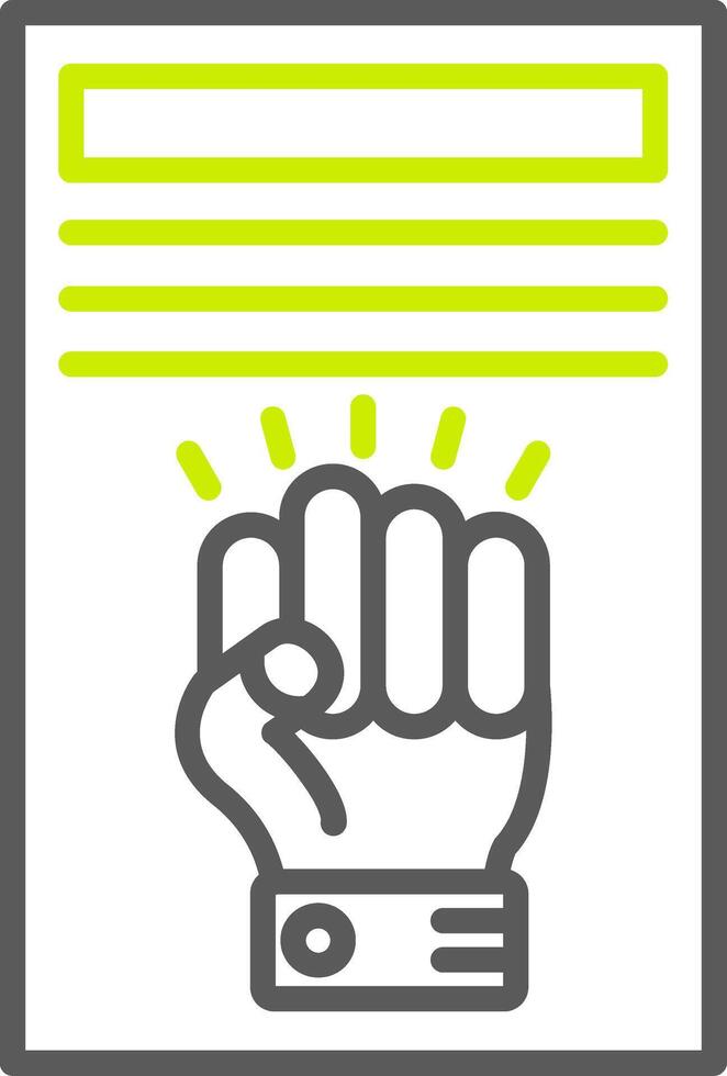 Human Rights Gradient Style Mark vector