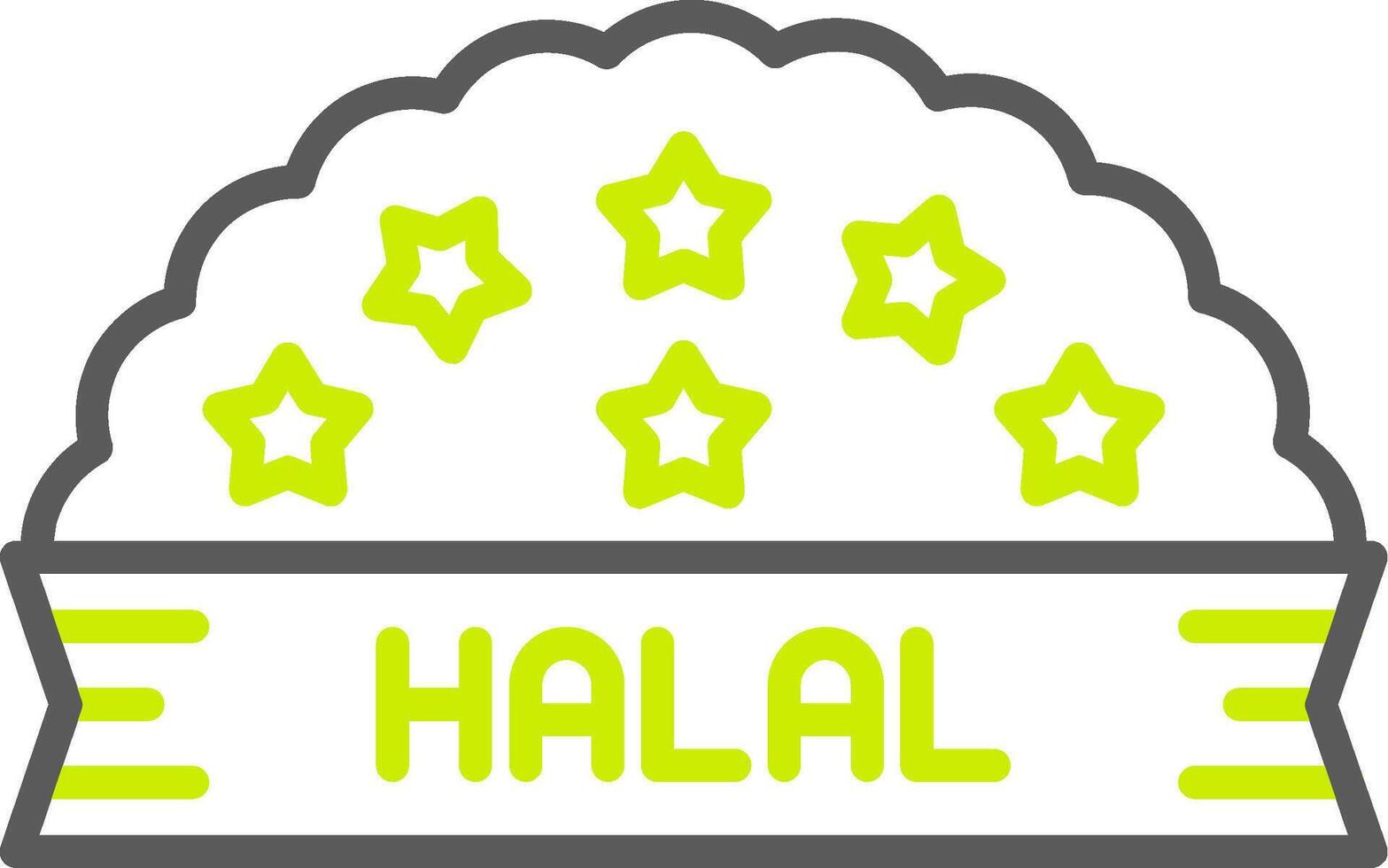 Halal Secure App Element vector