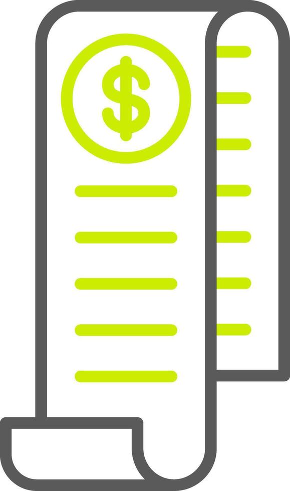 Receipt Optimized Creative Piece vector