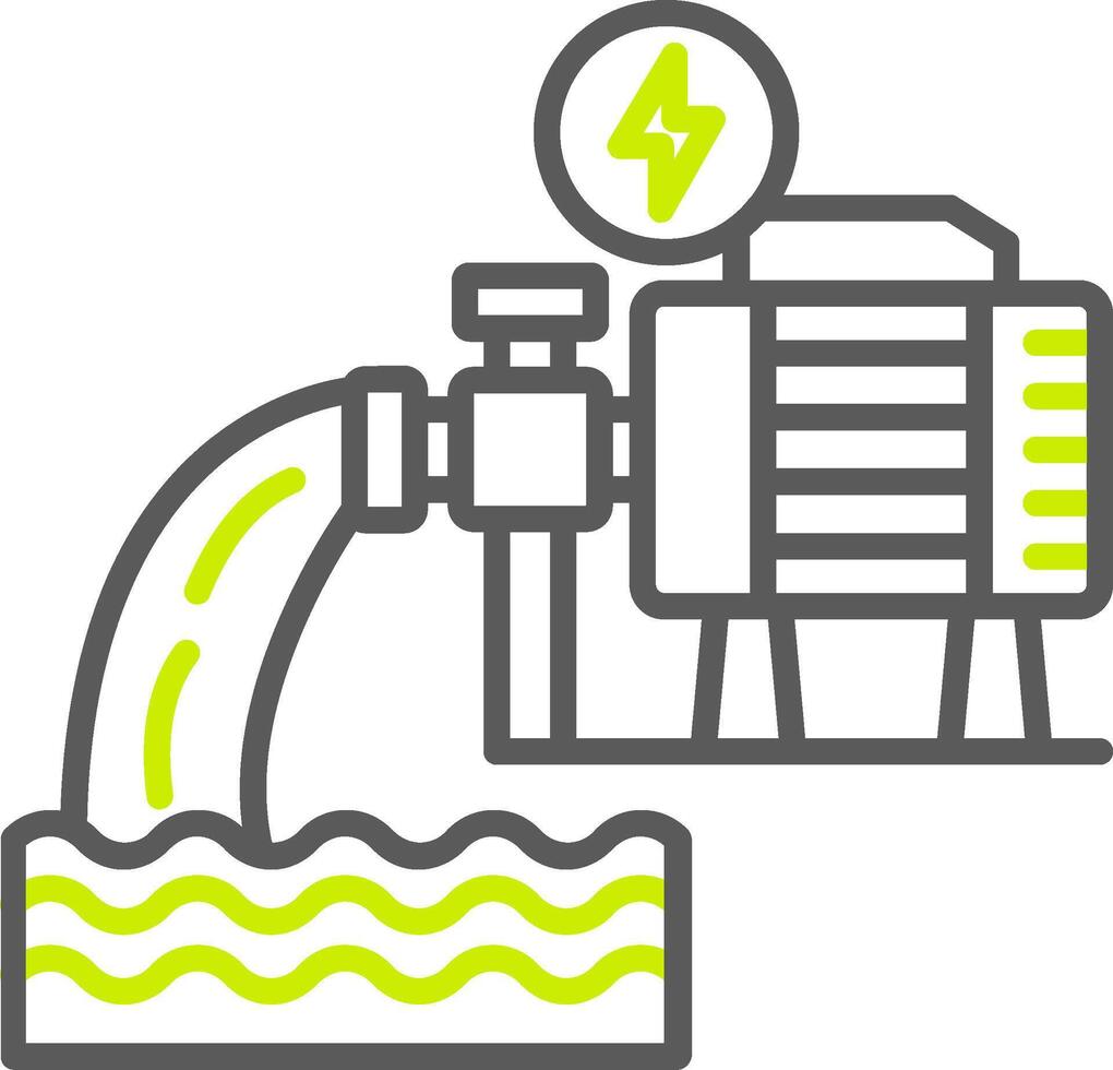 Water Pump NextGen Visual Mark vector