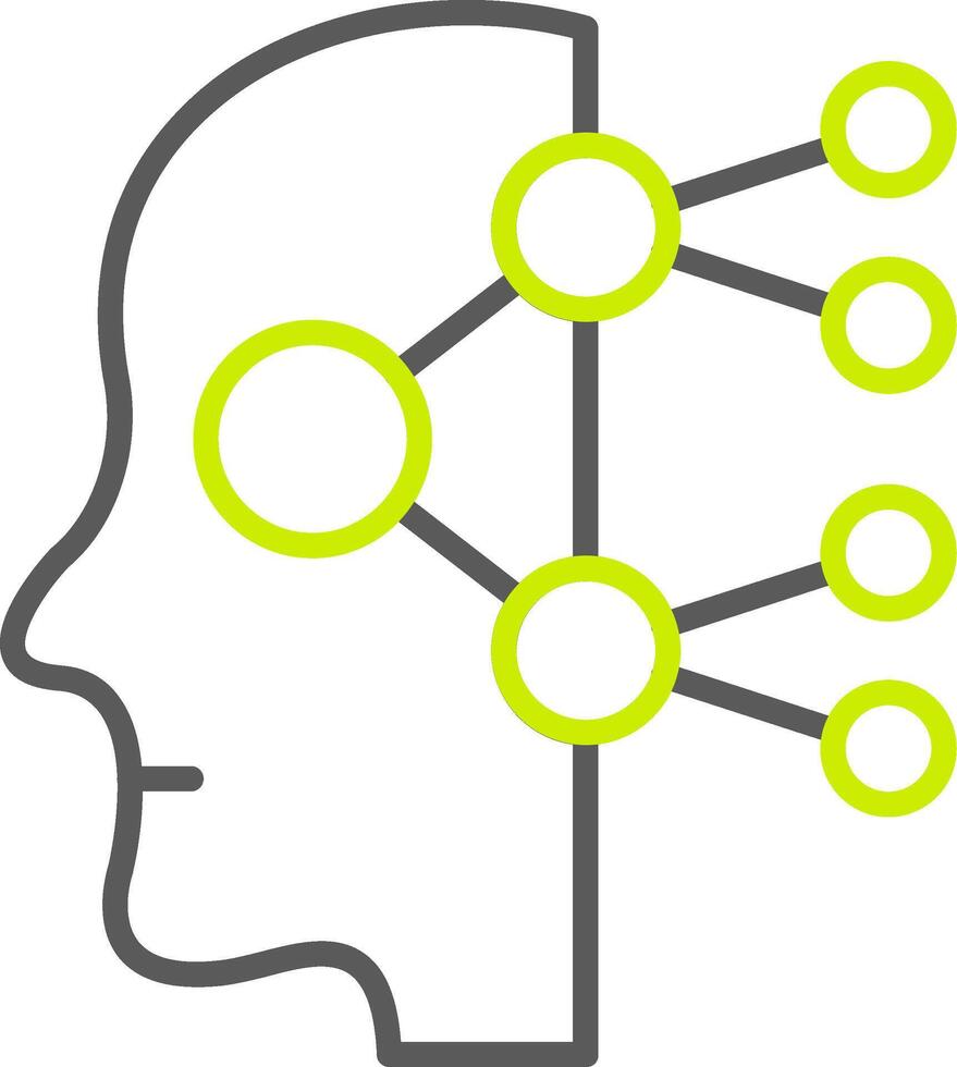Neural Network Elegant Tech Badge vector