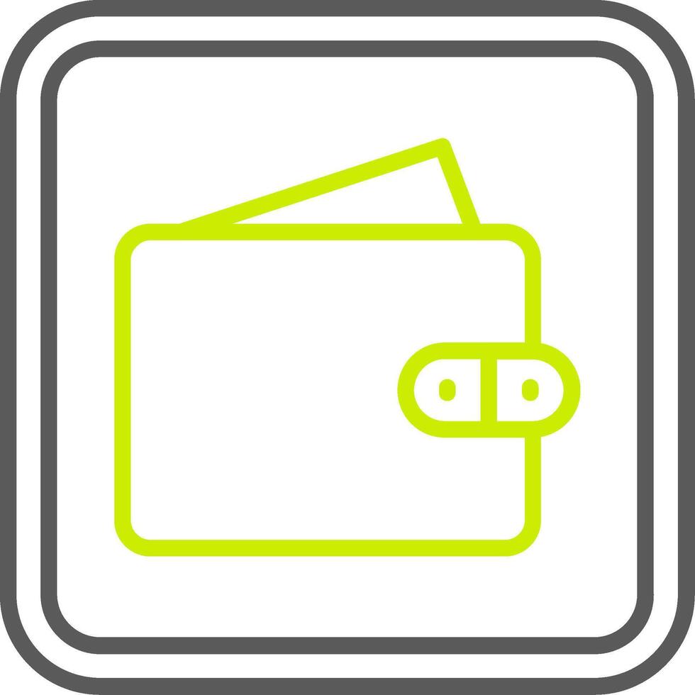 Wallet Custom Visual Mark vector