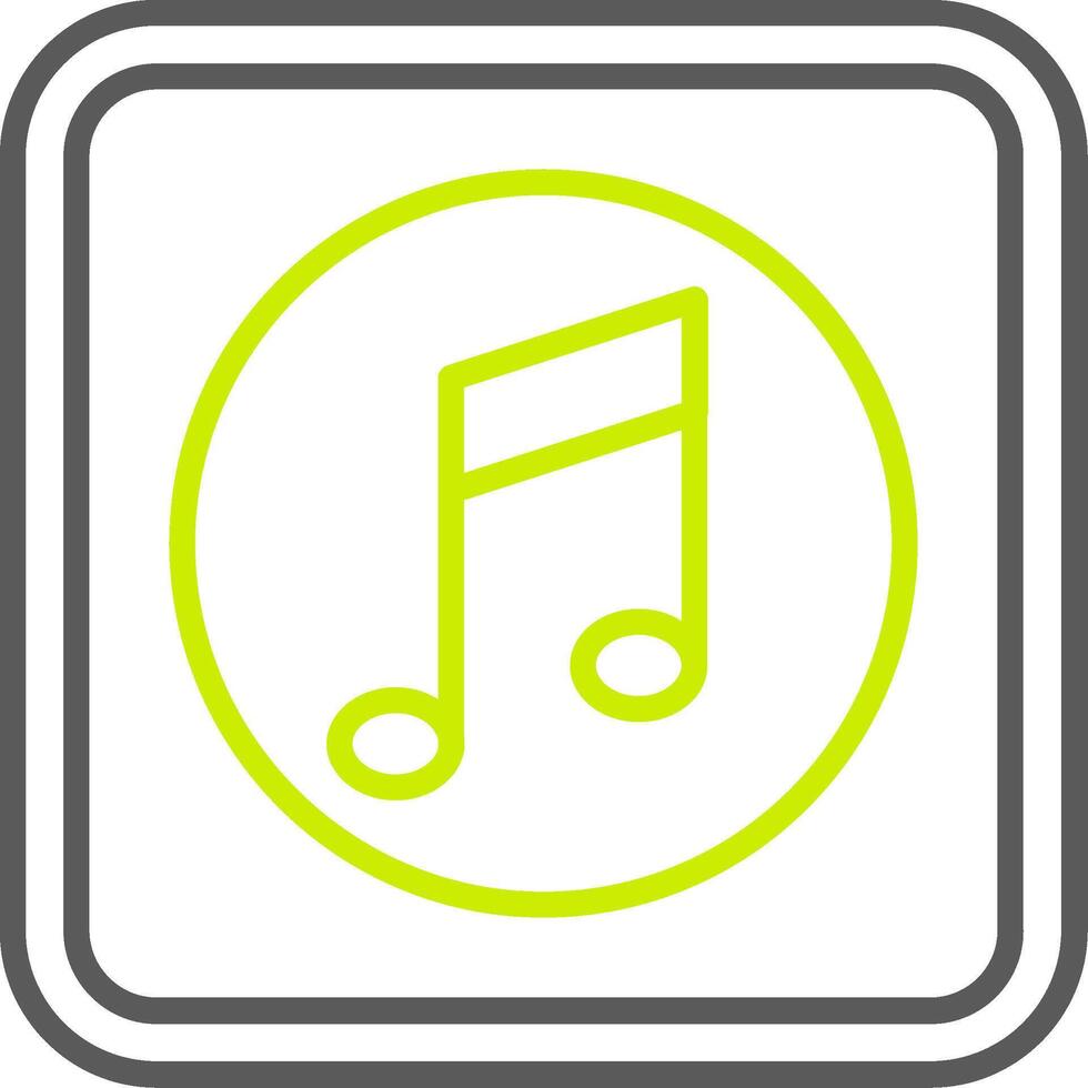 Music Streamlined Line Drawing vector