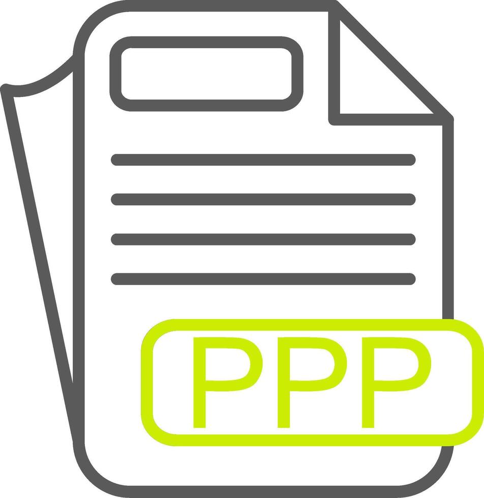 PPP Custom Tech Badge vector