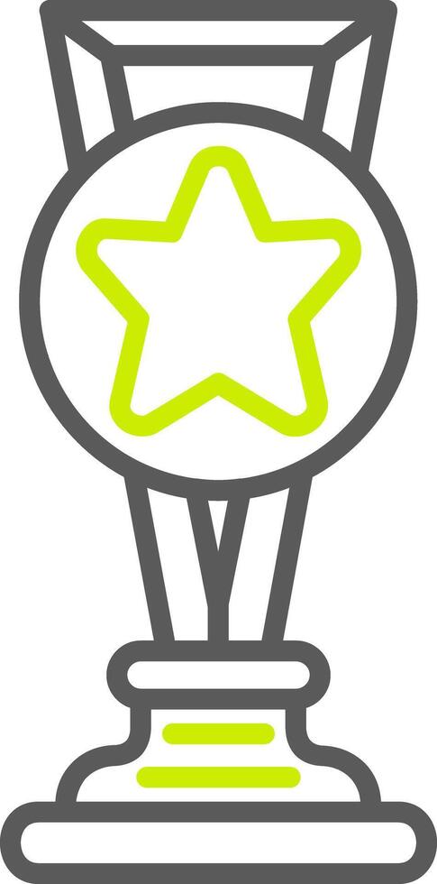 Trophy Star Advanced Interface Symbol vector